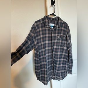 large men’s columbia flannel